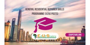 General Residential Repairer Skills Programme (X250 Posts)